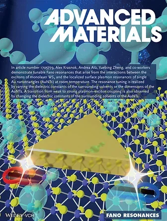 Advanced Materials Fano resonances cover