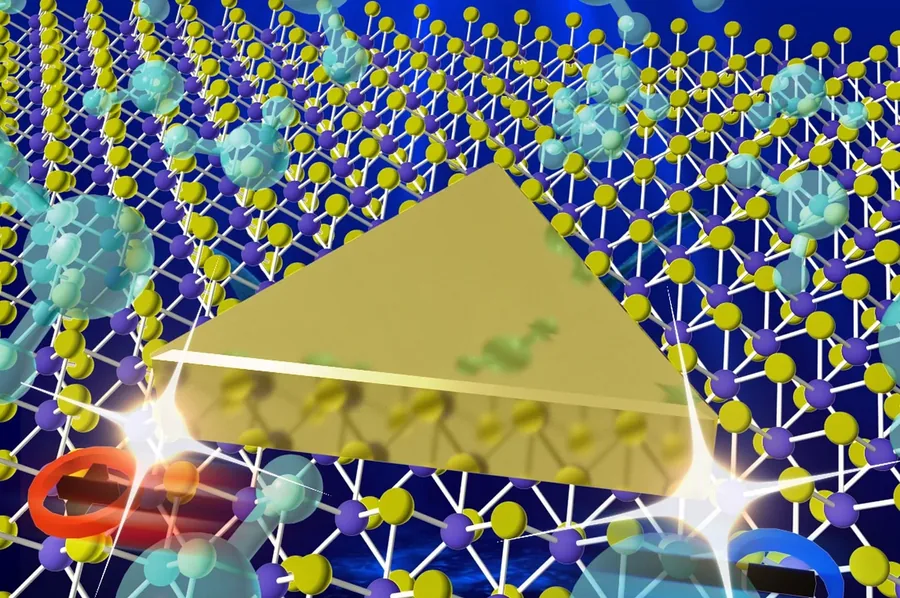 Layered quantum materials and nanoscale optical response artwork